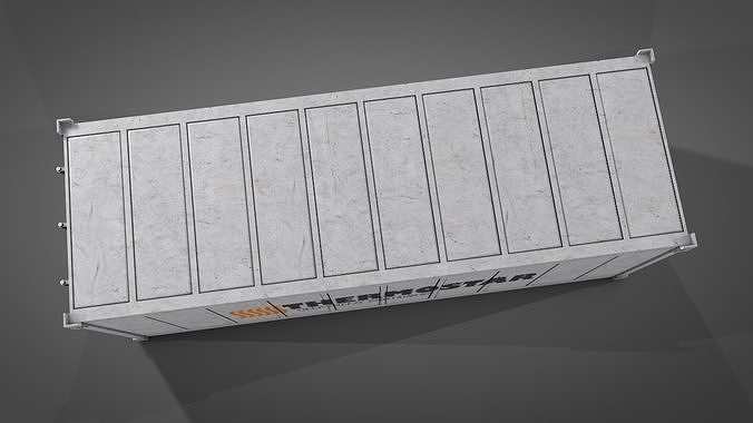 Refrigerated Shipping Container 3D model 5
