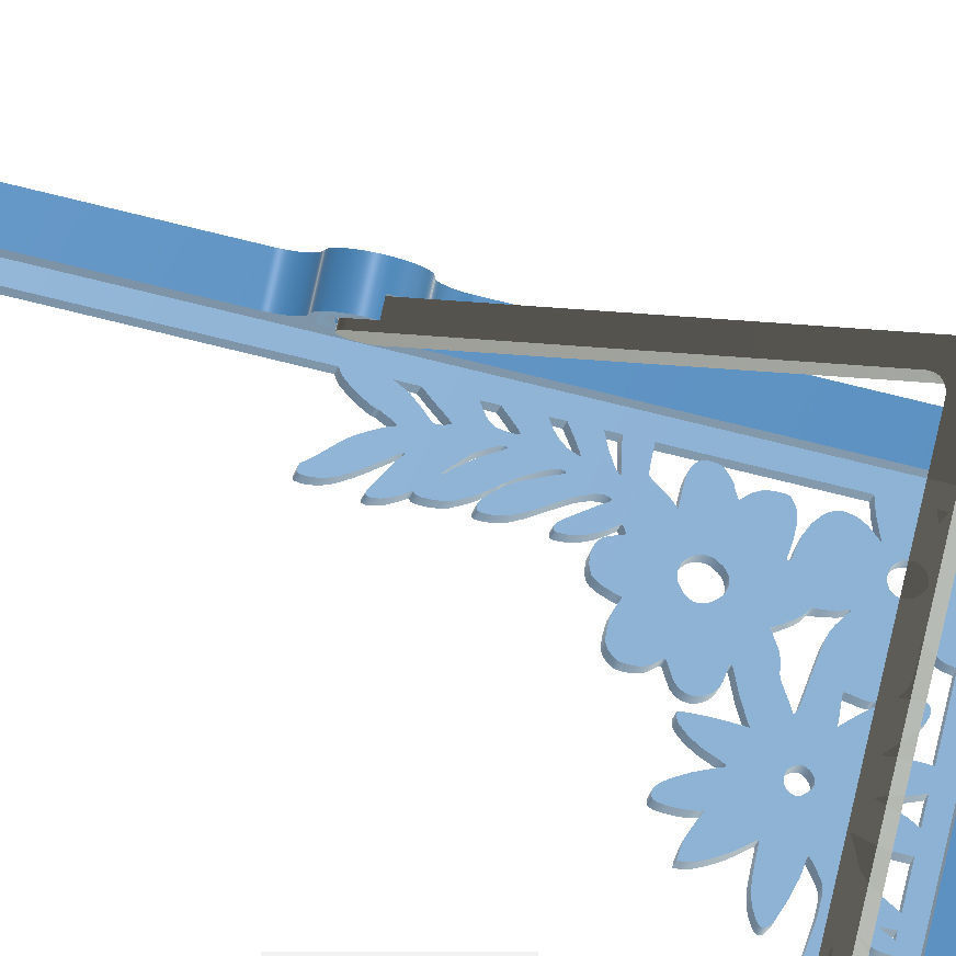 Desktop photo frame 3D print model_4