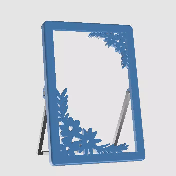 Desktop photo frame 3D print model_0