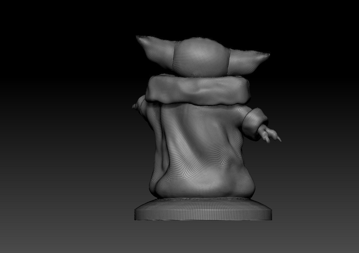 Baby Yoda Free 3D print model_3