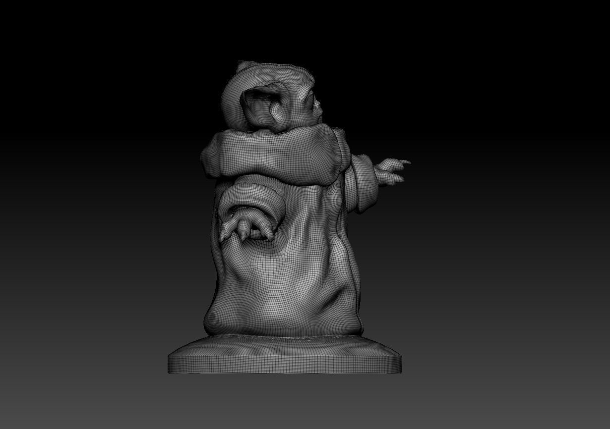Baby Yoda Free 3D print model_4