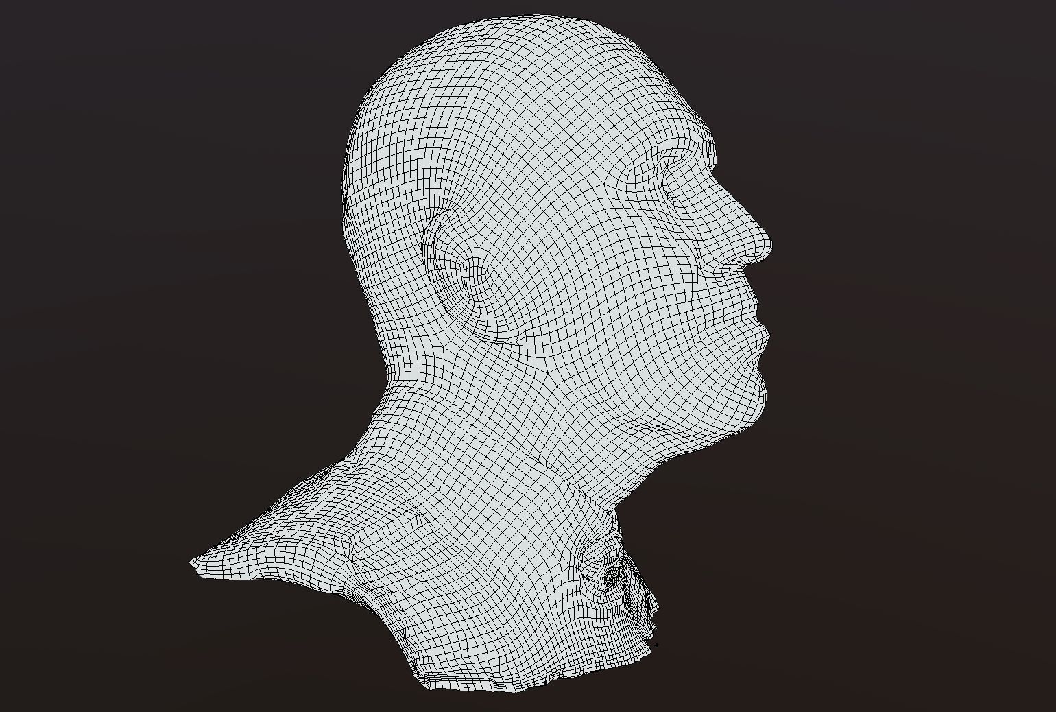 3D CHARACTER  HEAD 3D model_11
