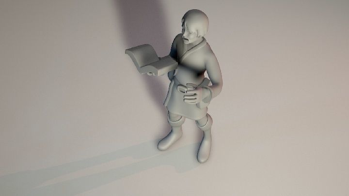 Apprentice Wizard 3D model_1