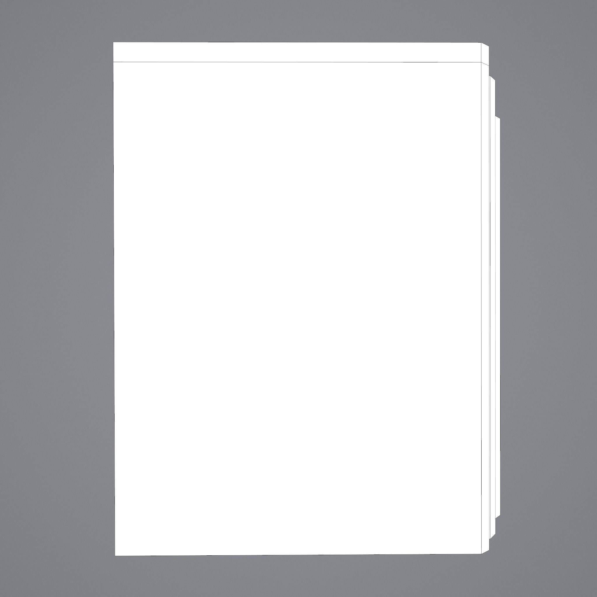 Medieval Books Row 1 Design 2 Low-poly 3D model_41