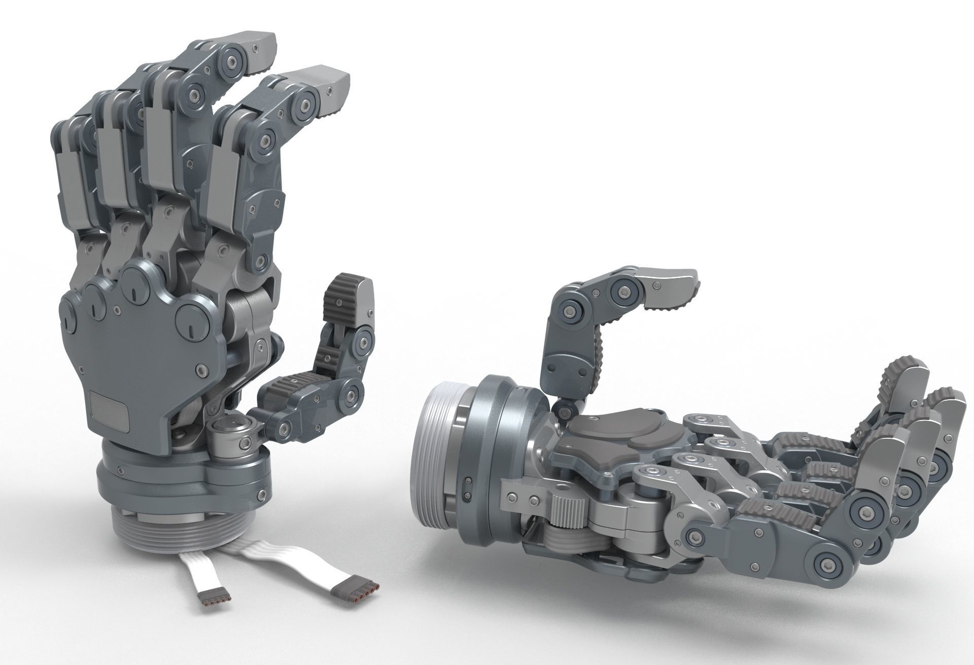 Robot Android Hand   3D model_6