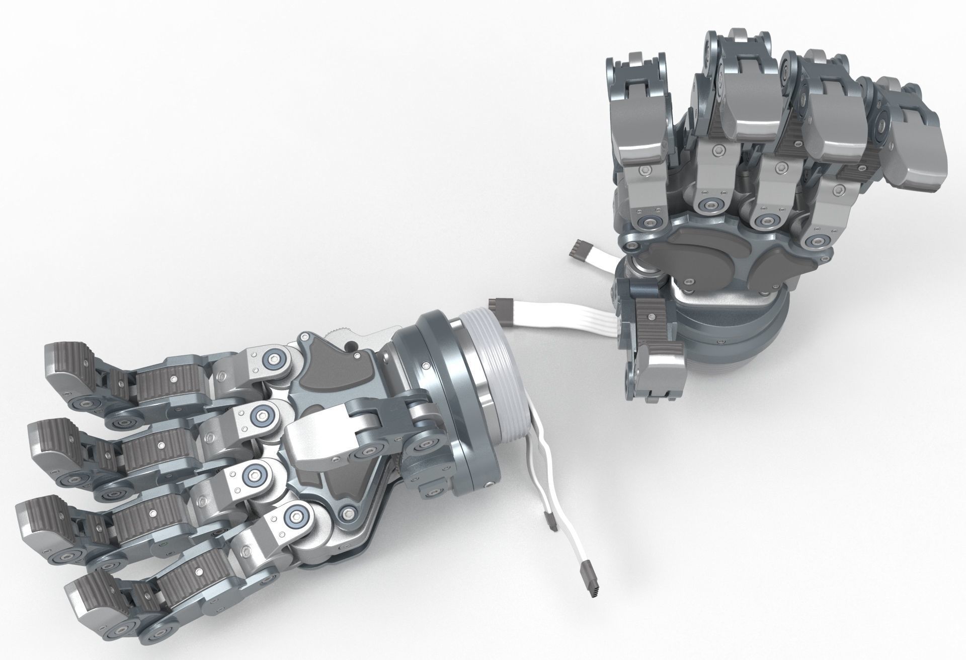 Robot Android Hand   3D model_5