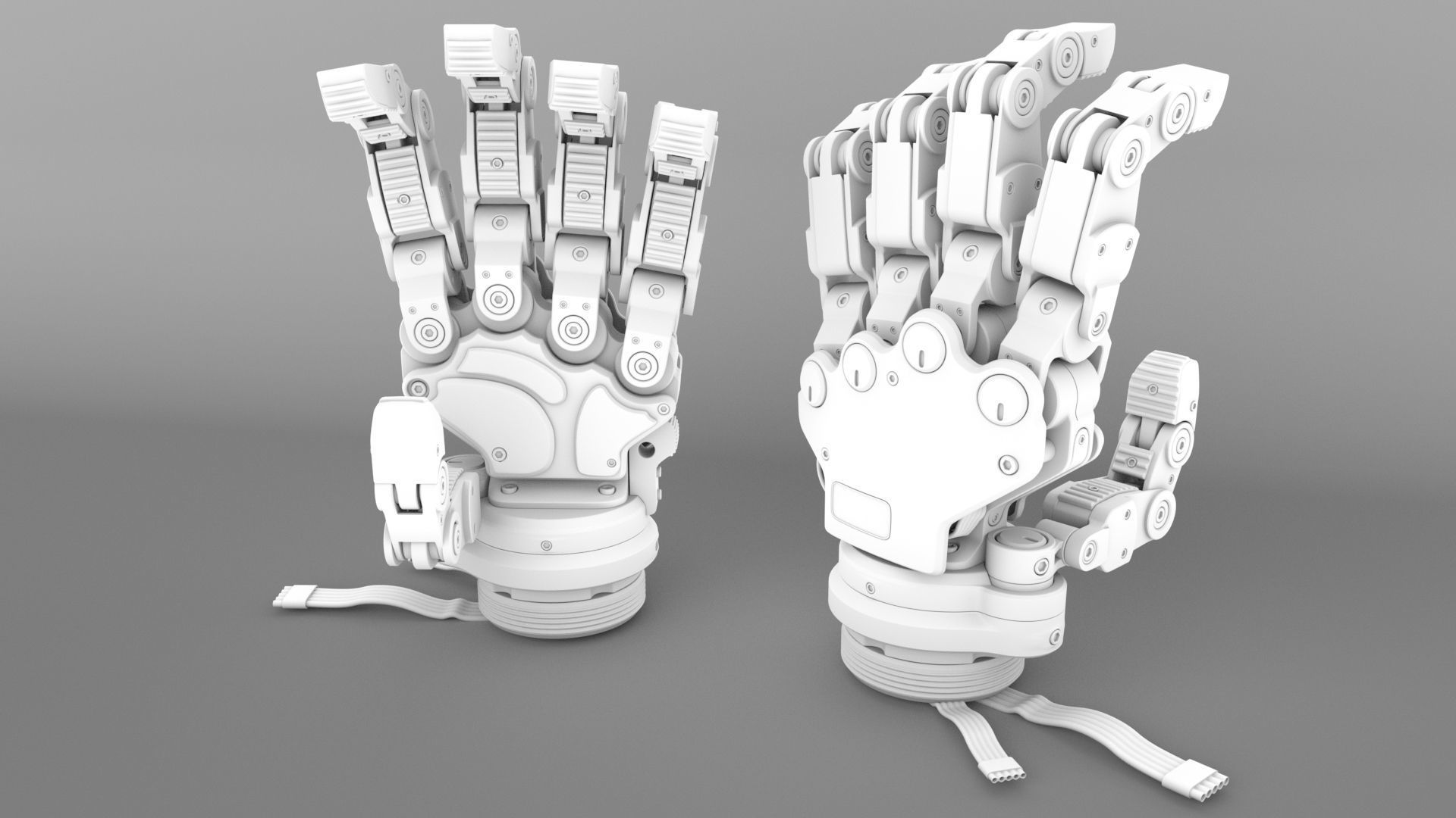 Robot Android Hand   3D model_8