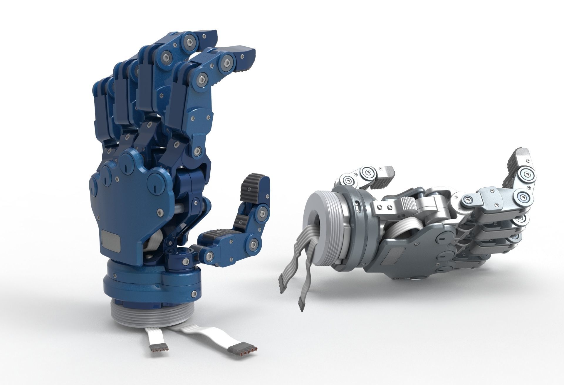 Robot Android Hand   3D model_7