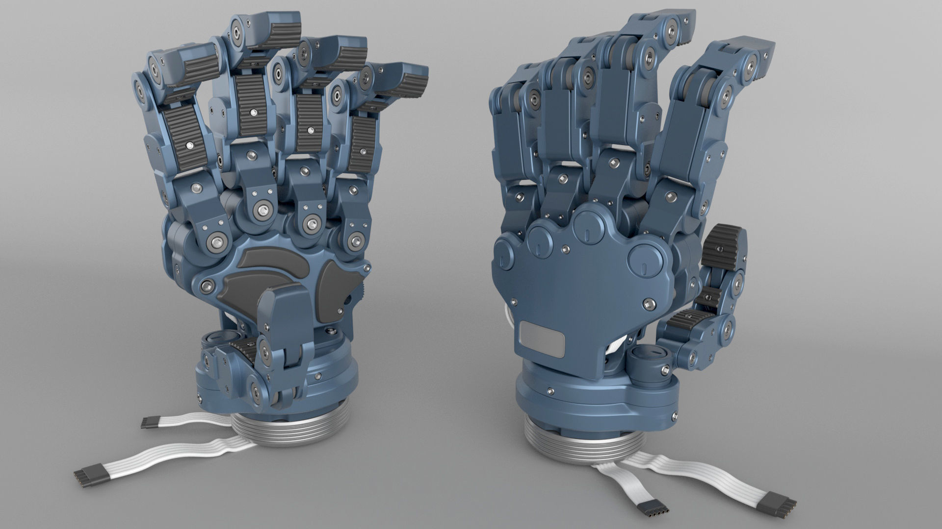 Robot Android Hand   3D model_2