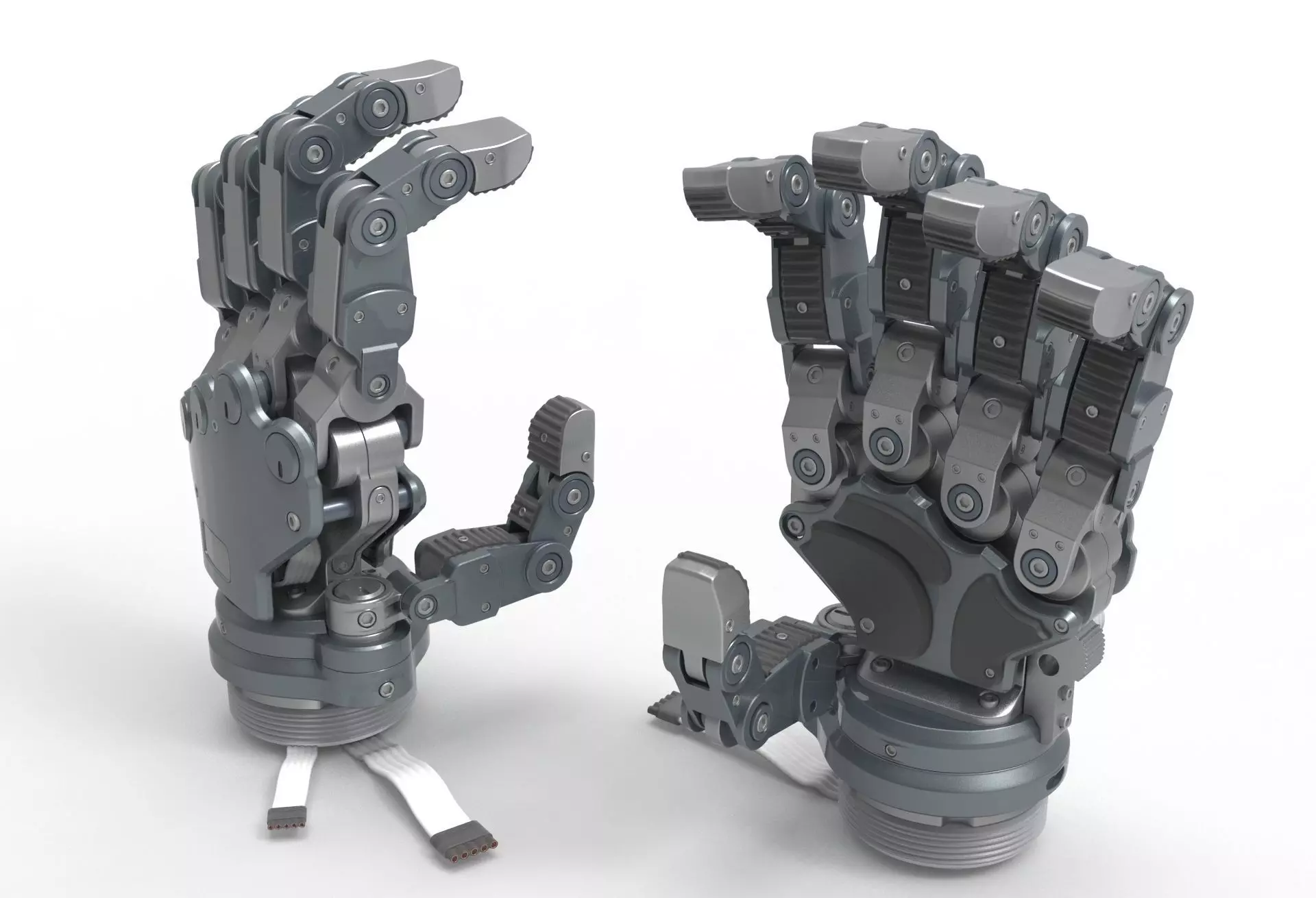 Robot Android Hand   3D model_0