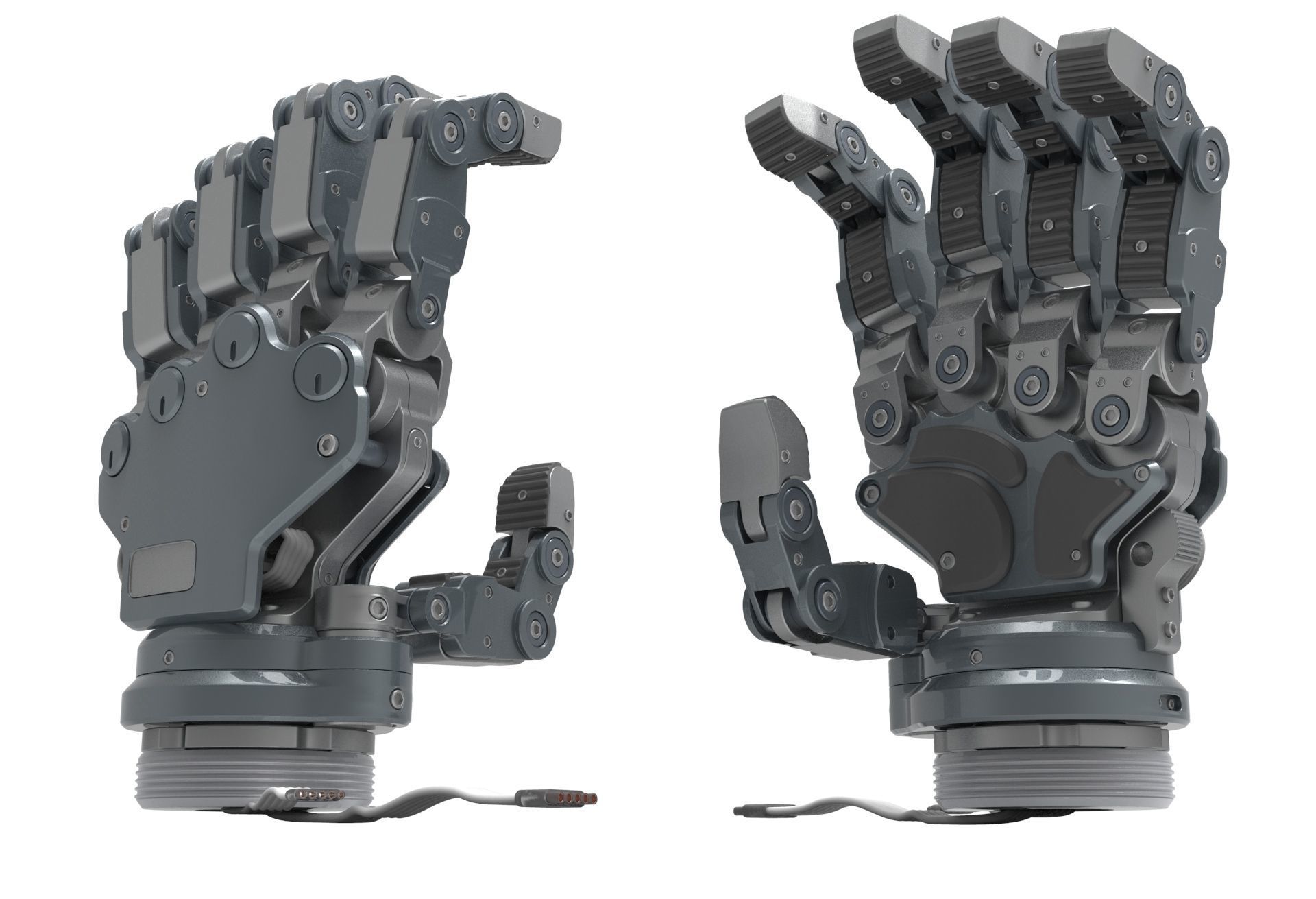 Robot Android Hand   3D model_3