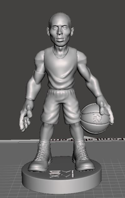 Kobe Bryant 3D print model_1