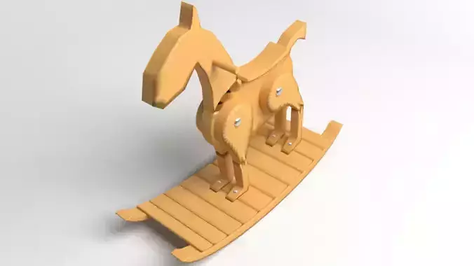 Rocking Horse 5 3D model
