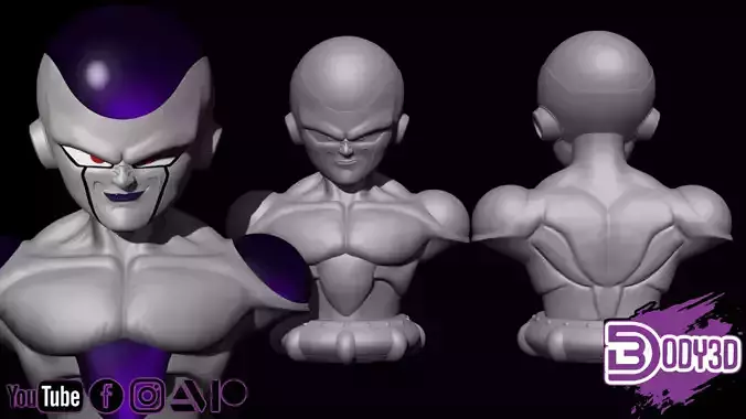 Frieza Bust 1-1 Scale - Dragon Ball