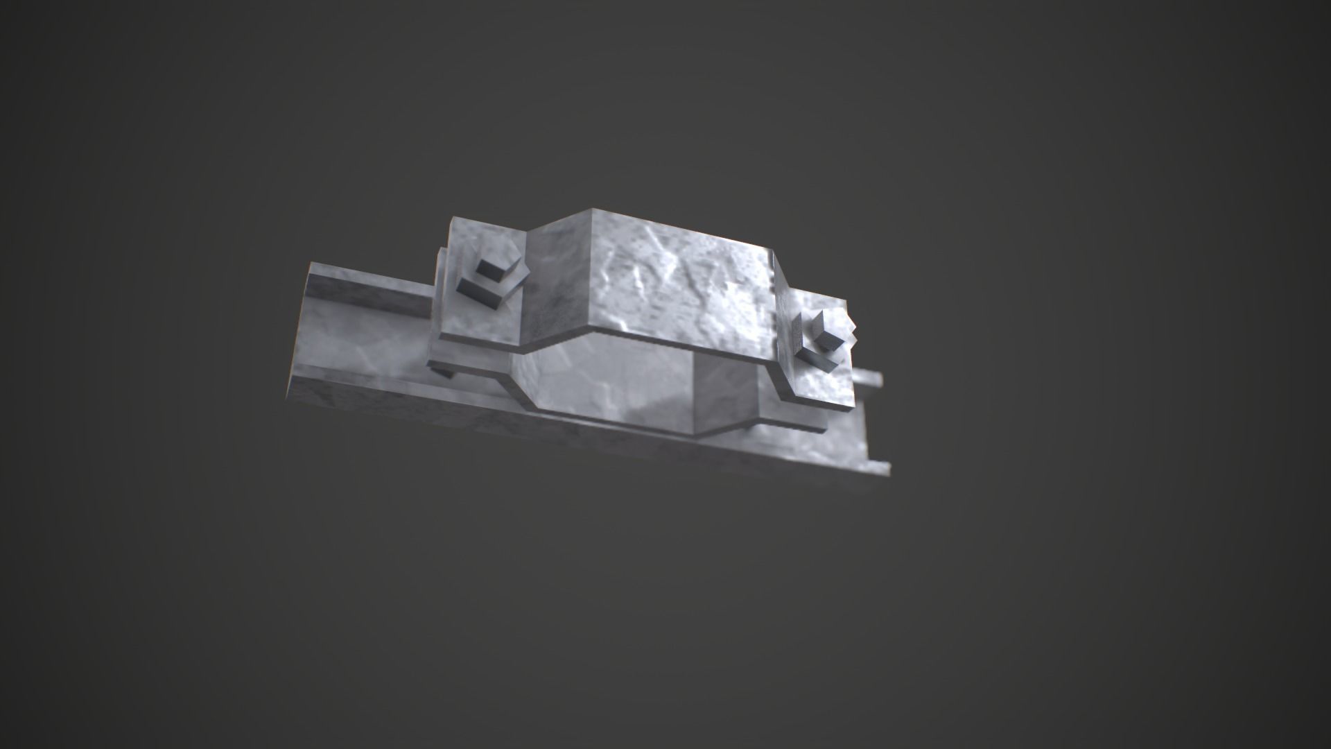 Modular Warning Street Signs 02 PBR Game ready Low-poly 3D model_10