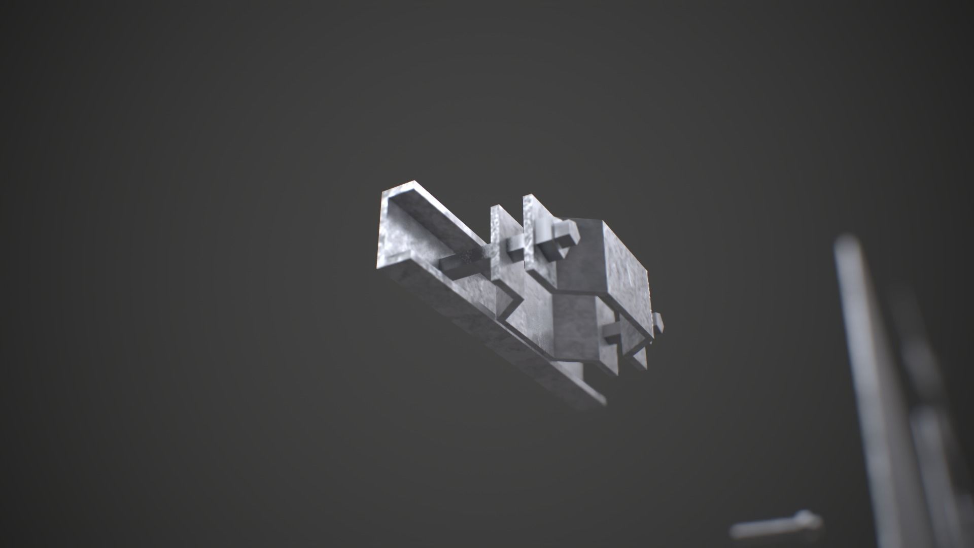 Modular Warning Street Signs 02 PBR Game ready Low-poly 3D model_11