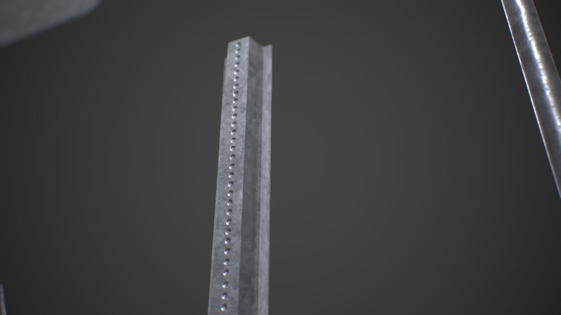 Modular Warning Street Signs 02 PBR Game ready Low-poly 3D model_8
