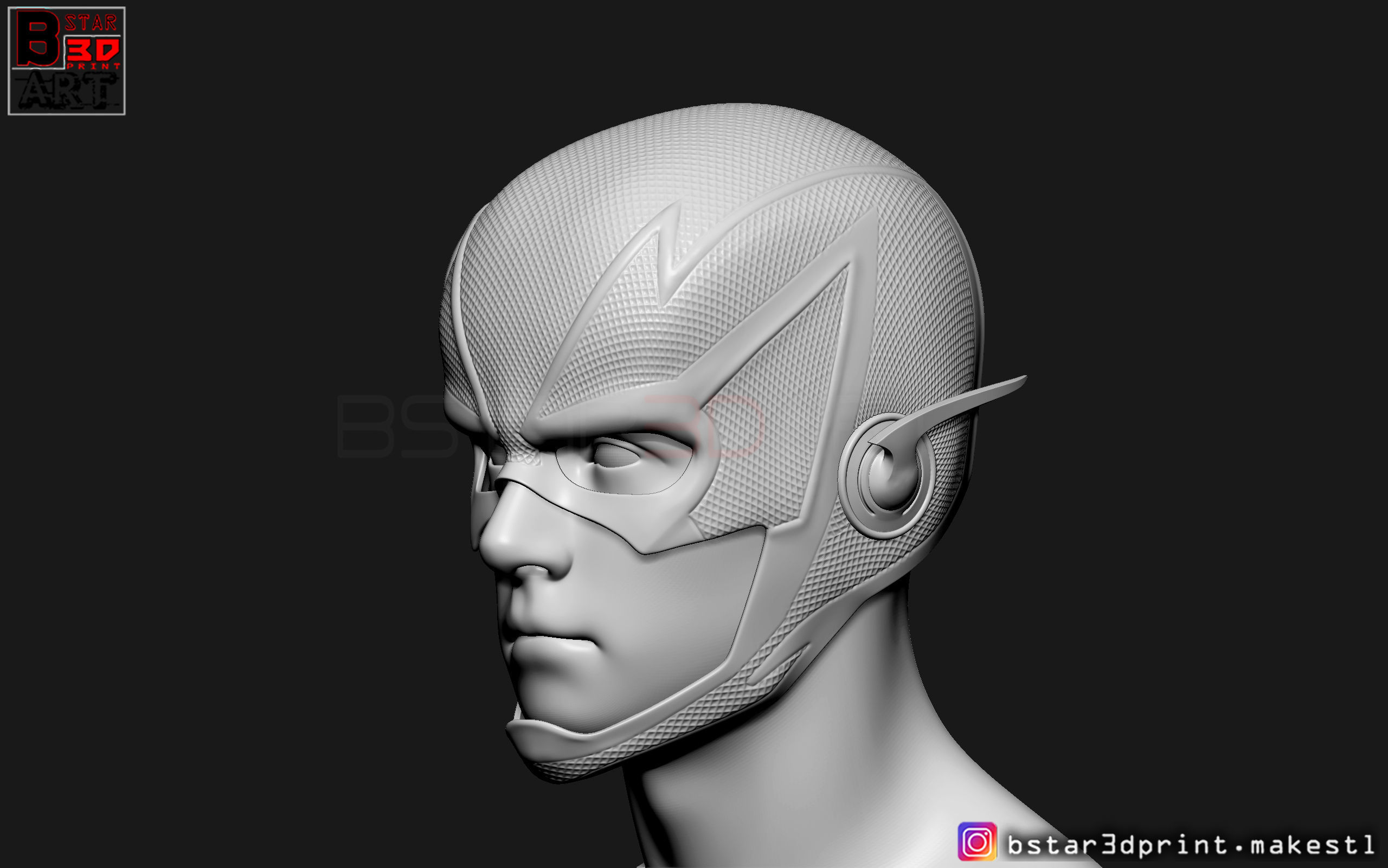 Flash Helmet Season 6 3D print model_17