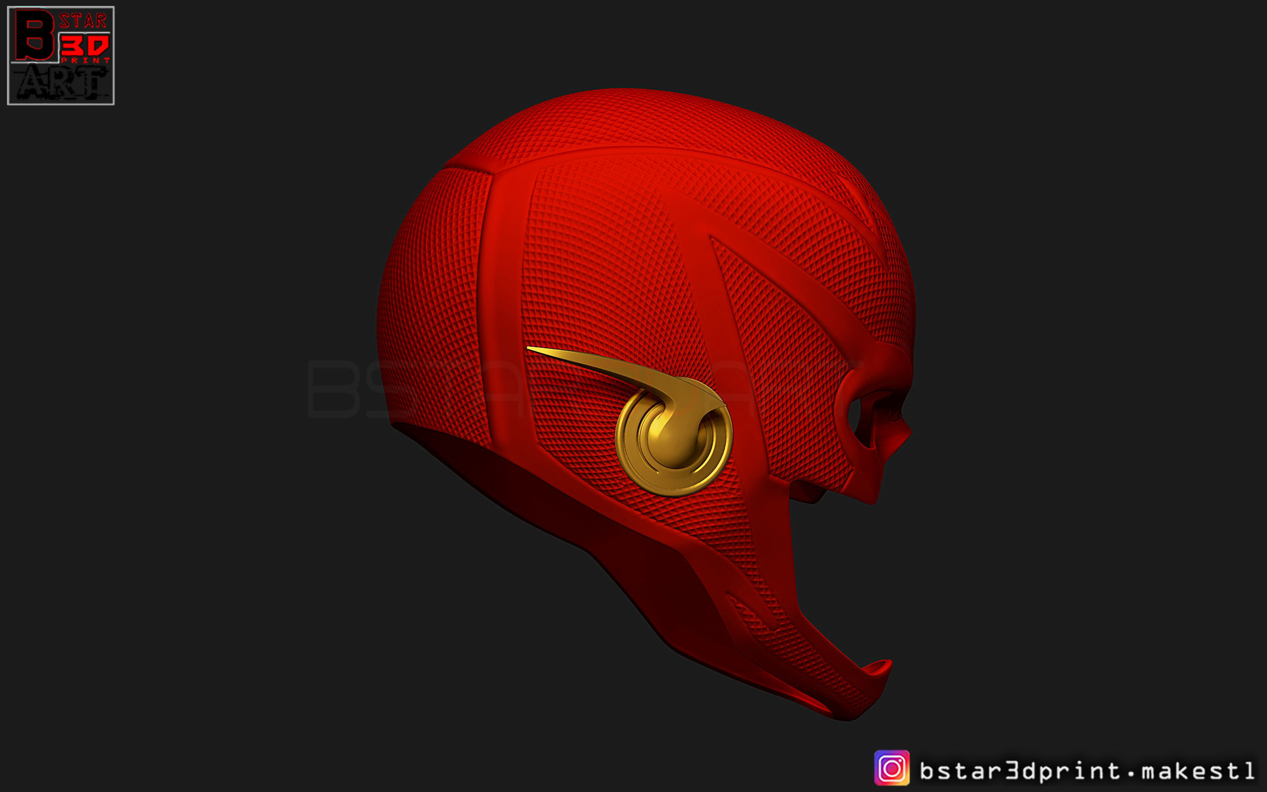 Flash Helmet Season 6 3D print model_6