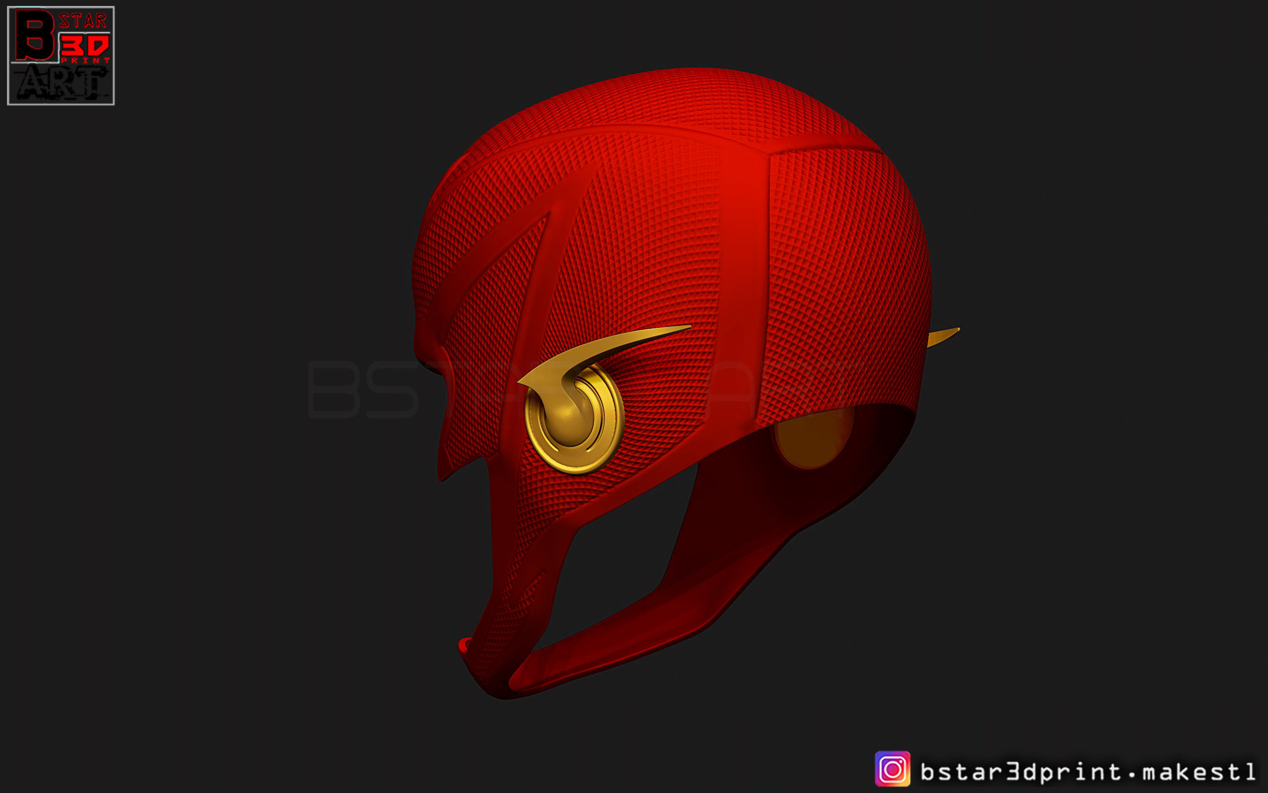 Flash Helmet Season 6 3D print model_4