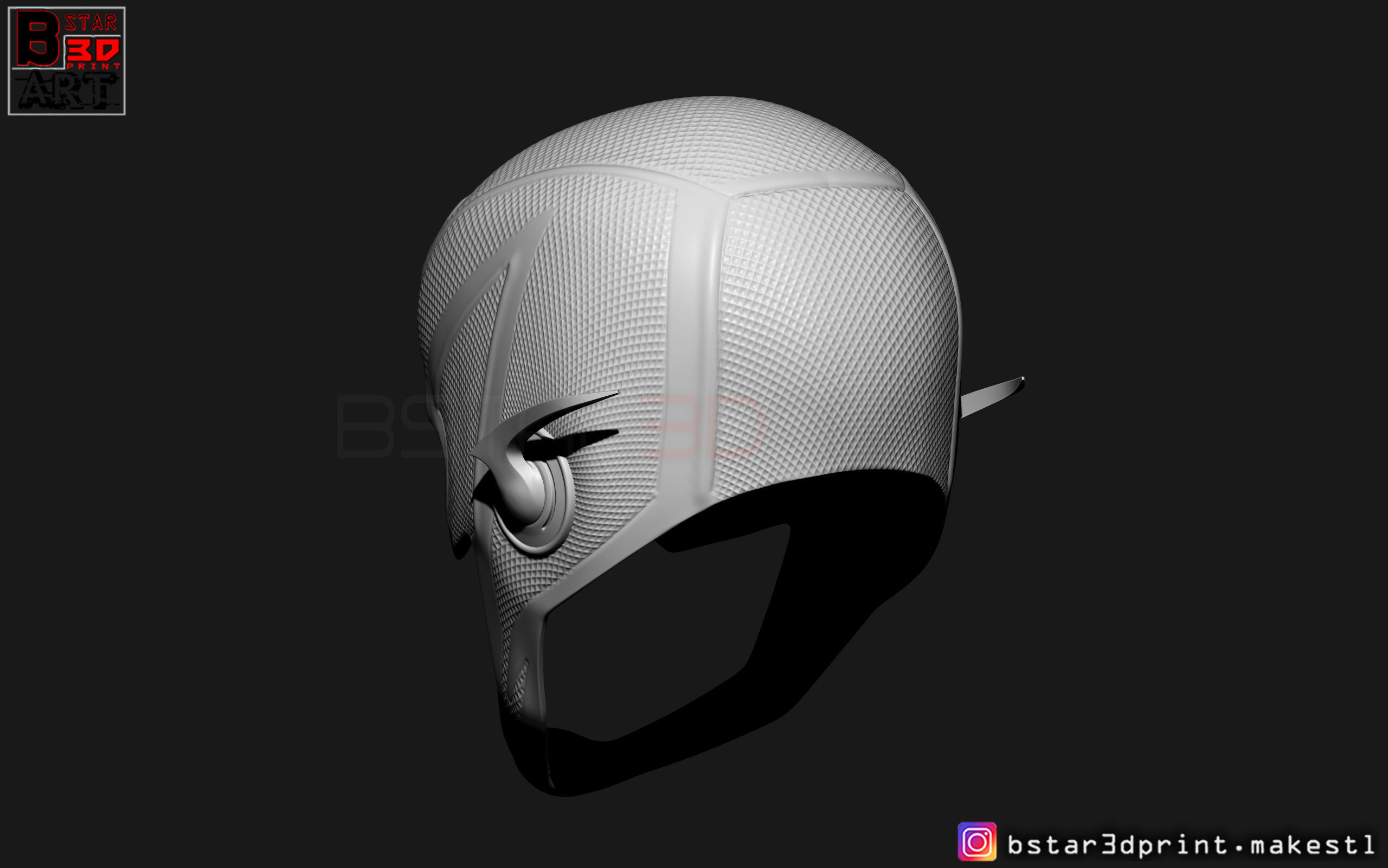 Flash Helmet Season 6 3D print model_12