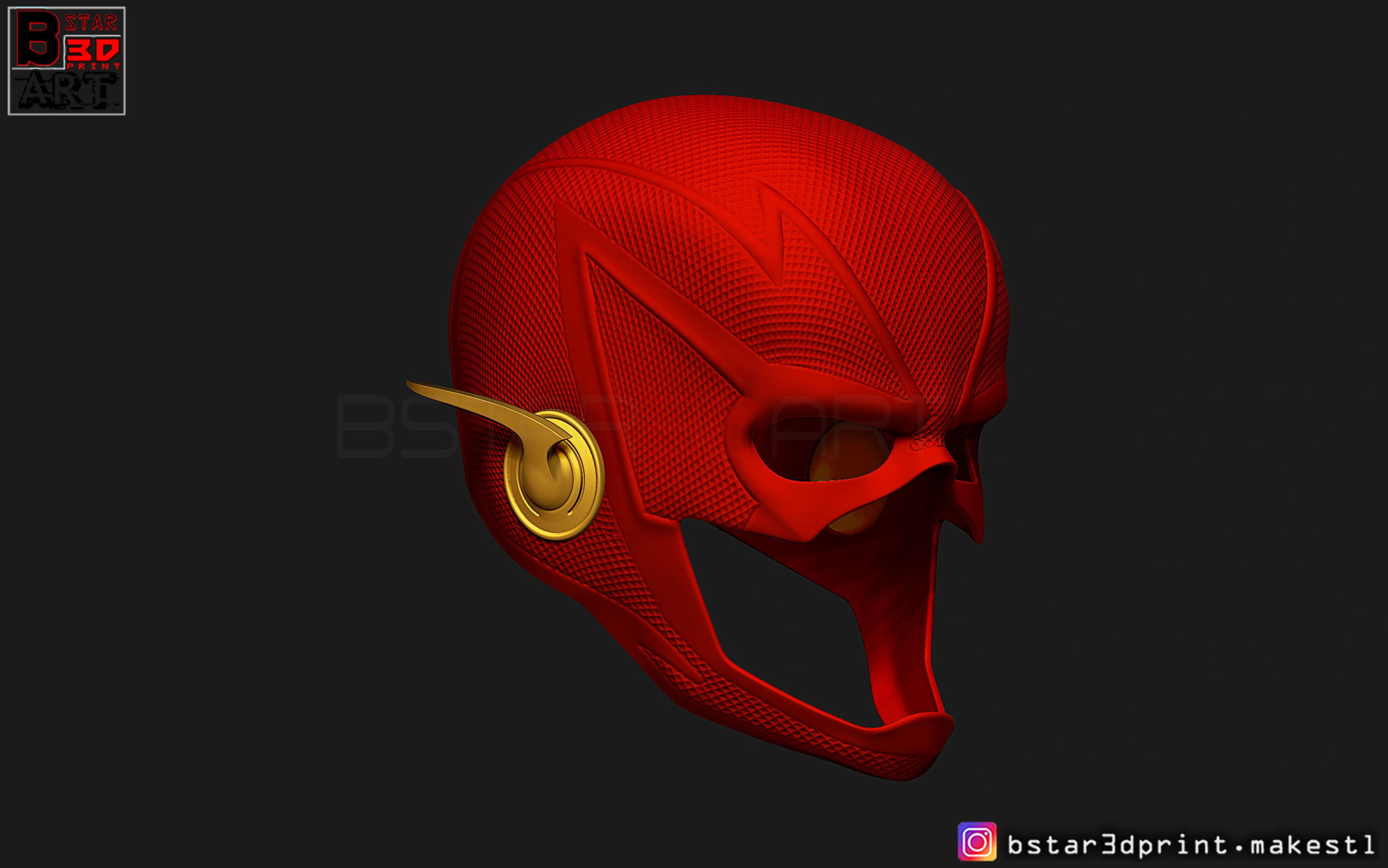 Flash Helmet Season 6 3D print model_7
