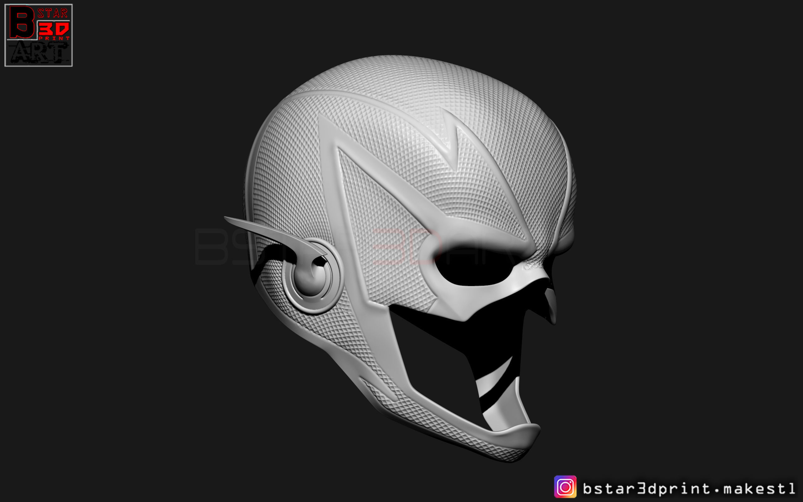 Flash Helmet Season 6 3D print model_15