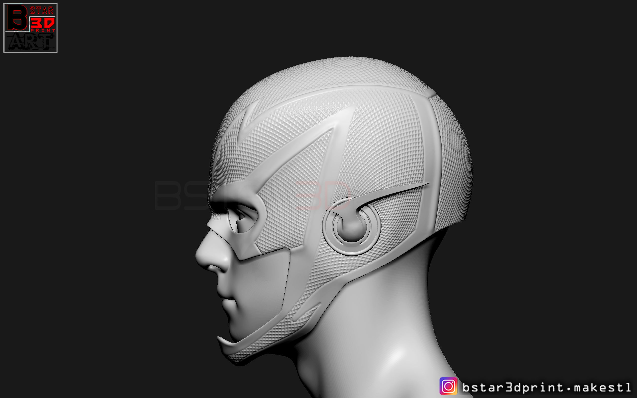 Flash Helmet Season 6 3D print model_18