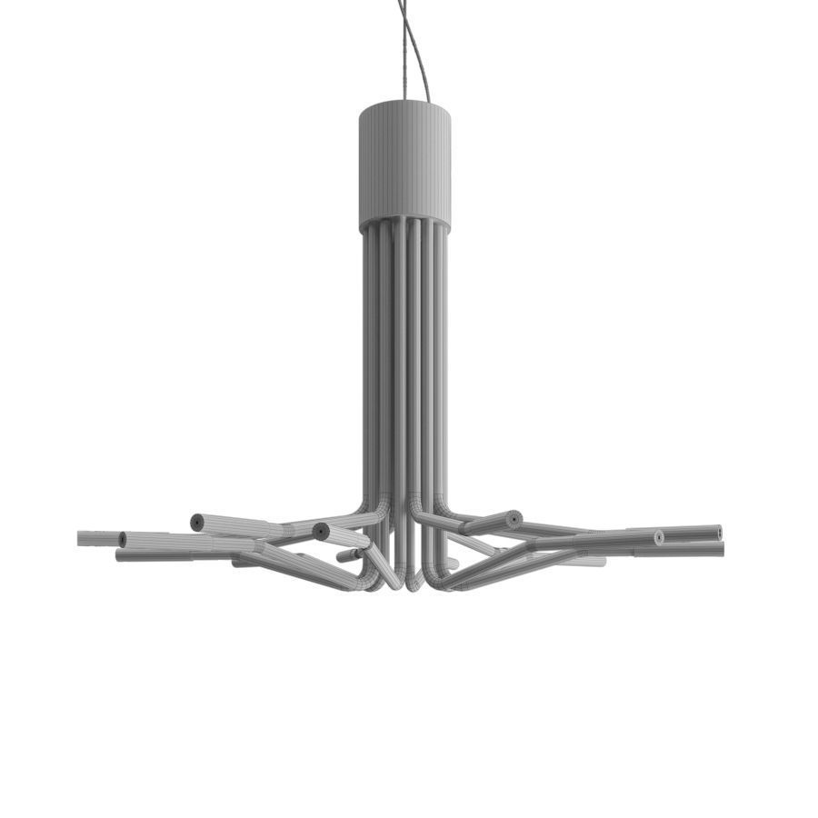 Habitat chandelier  3D model_1
