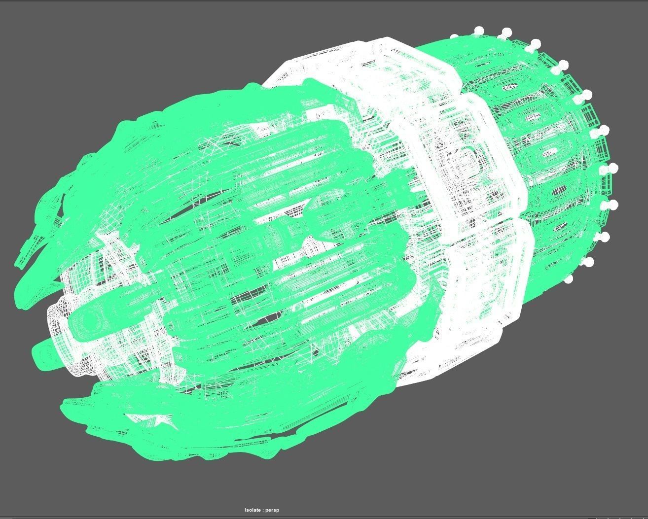 sci fi Machine Part - Cyberpunk design 3D model_27