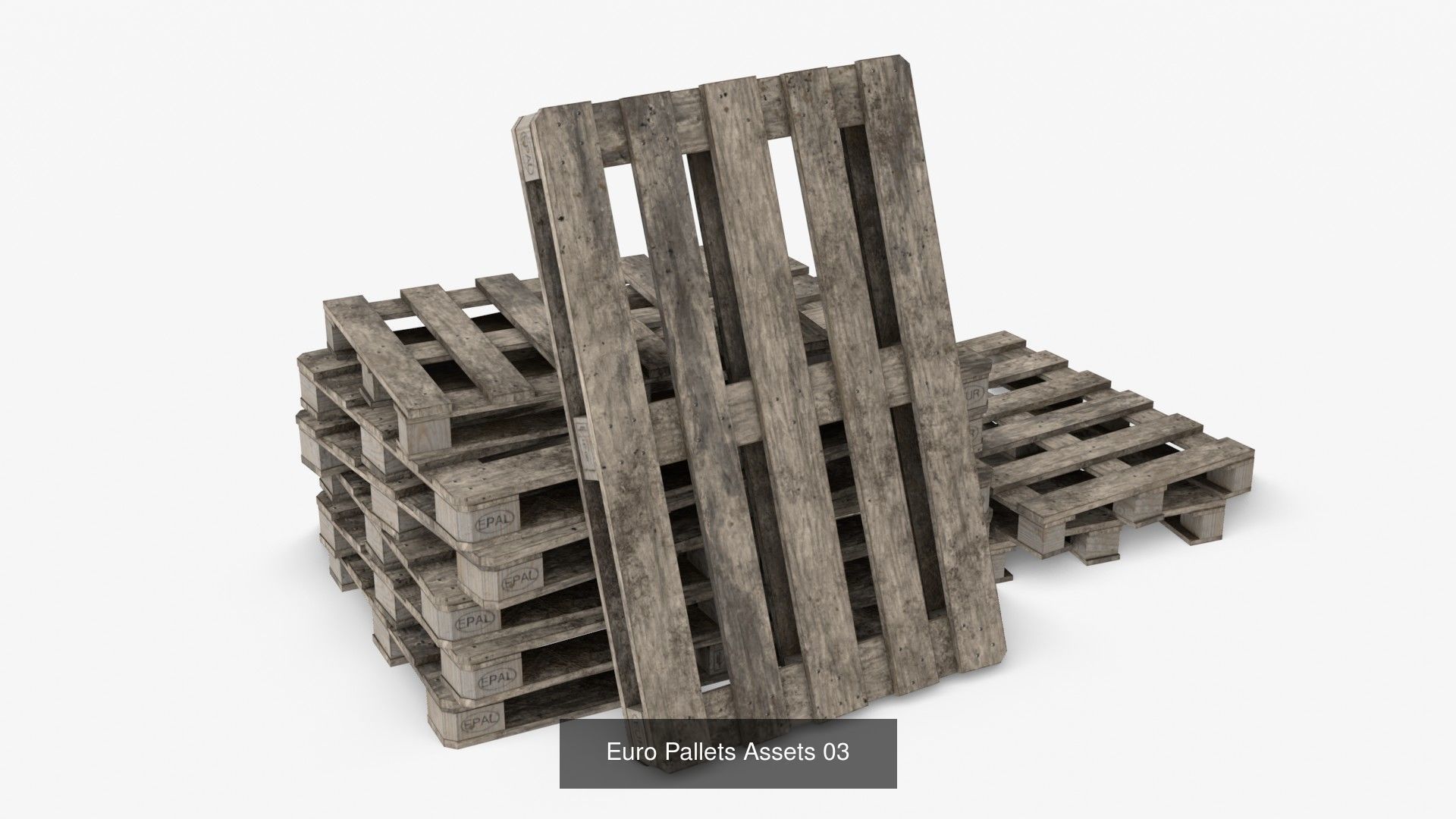 Wooden Pallet and Metallic Barrels Collection _9