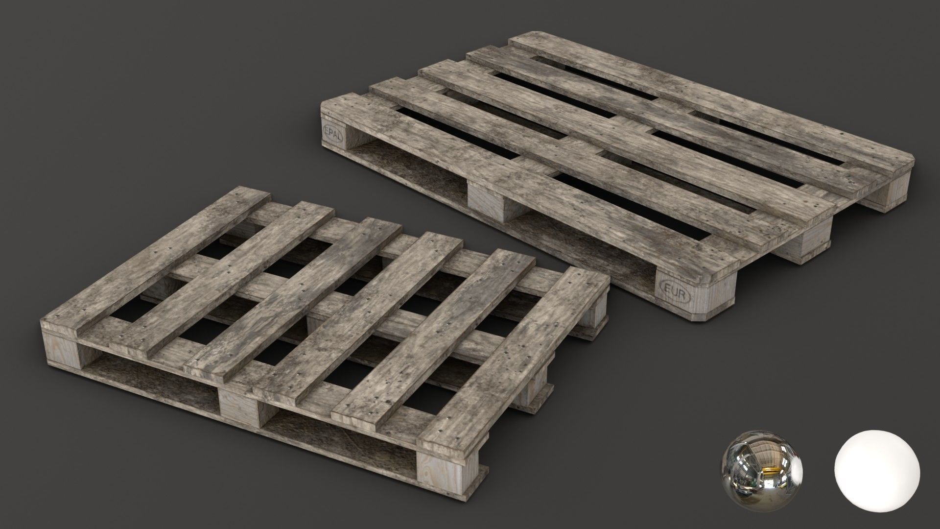 Wooden Pallet and Metallic Barrels Collection _16