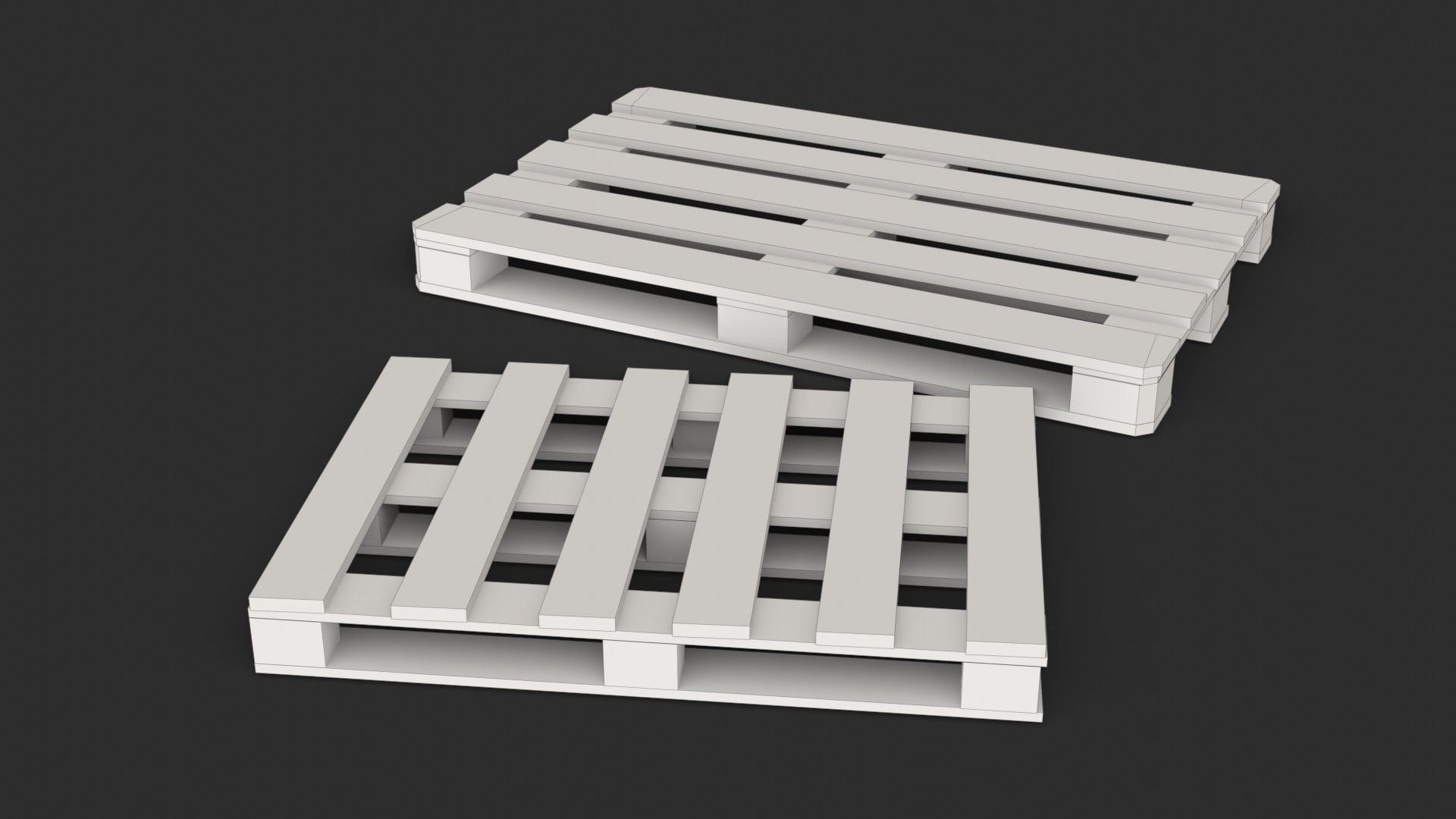 Wooden Pallet and Metallic Barrels Collection _42