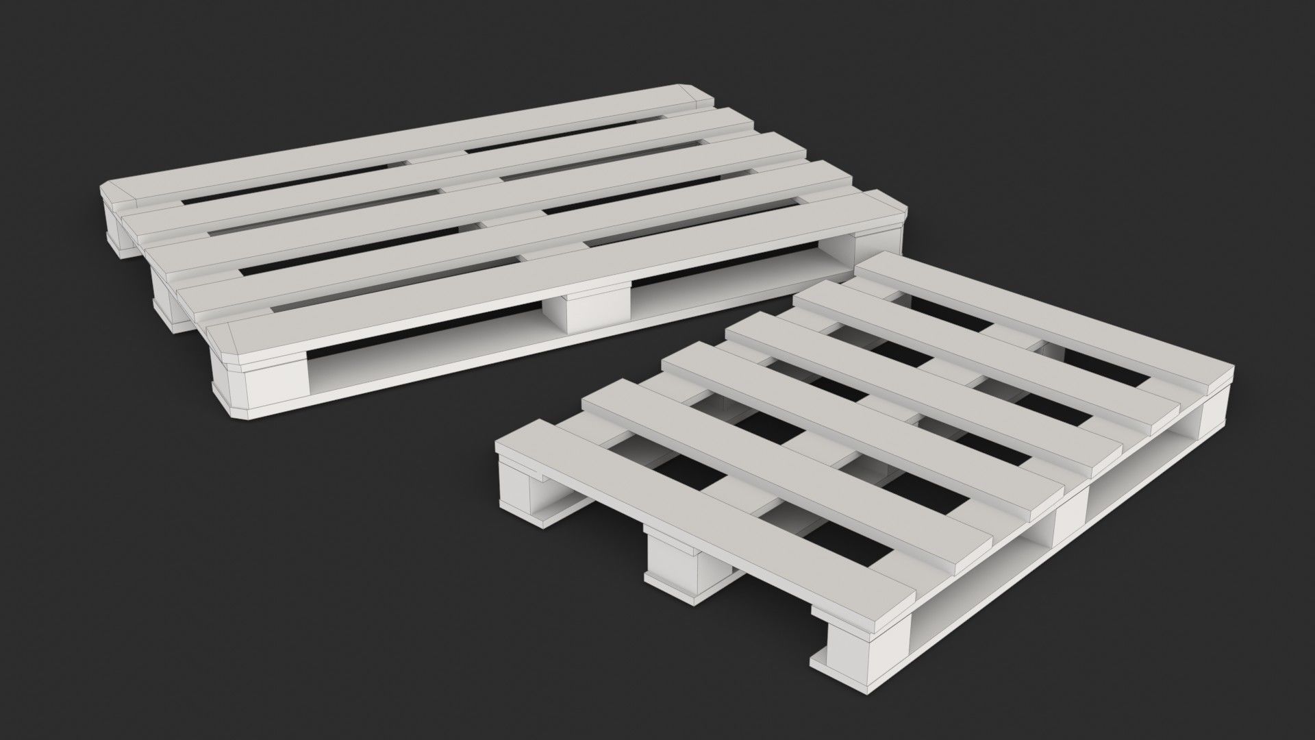 Wooden Pallet and Metallic Barrels Collection _44