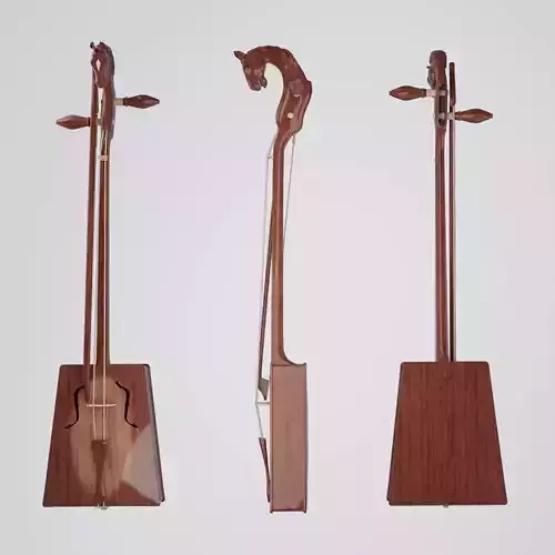 Morin khuur 3D model