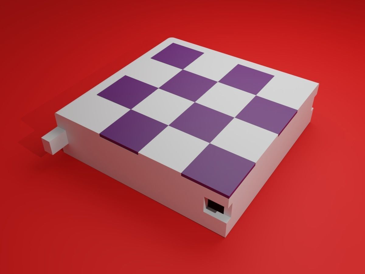 CHESS Board AVENGERS VS JUSTICE LEAGUE 3D print model_34