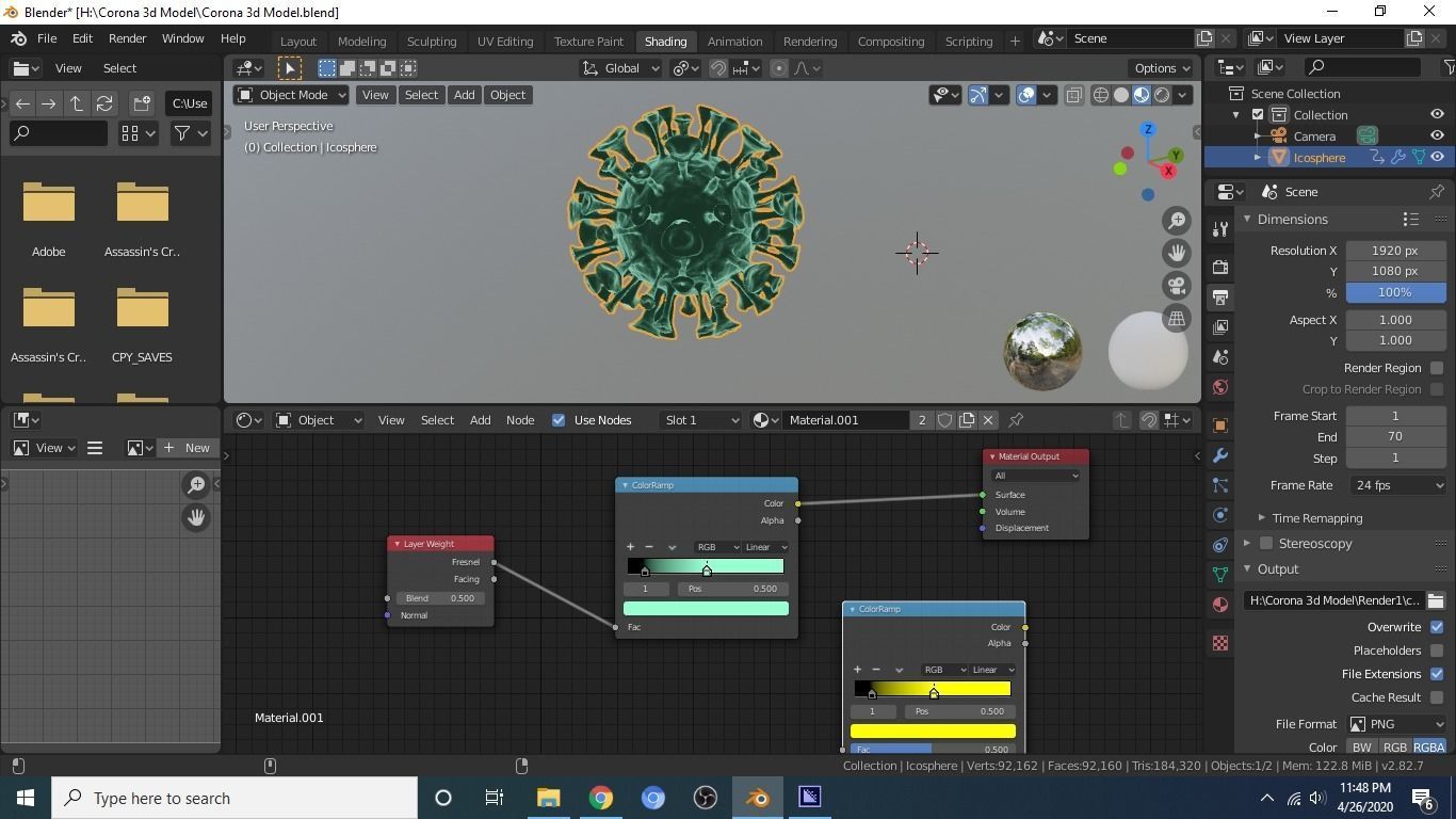 Corona Virus 3d Model 3D model_67