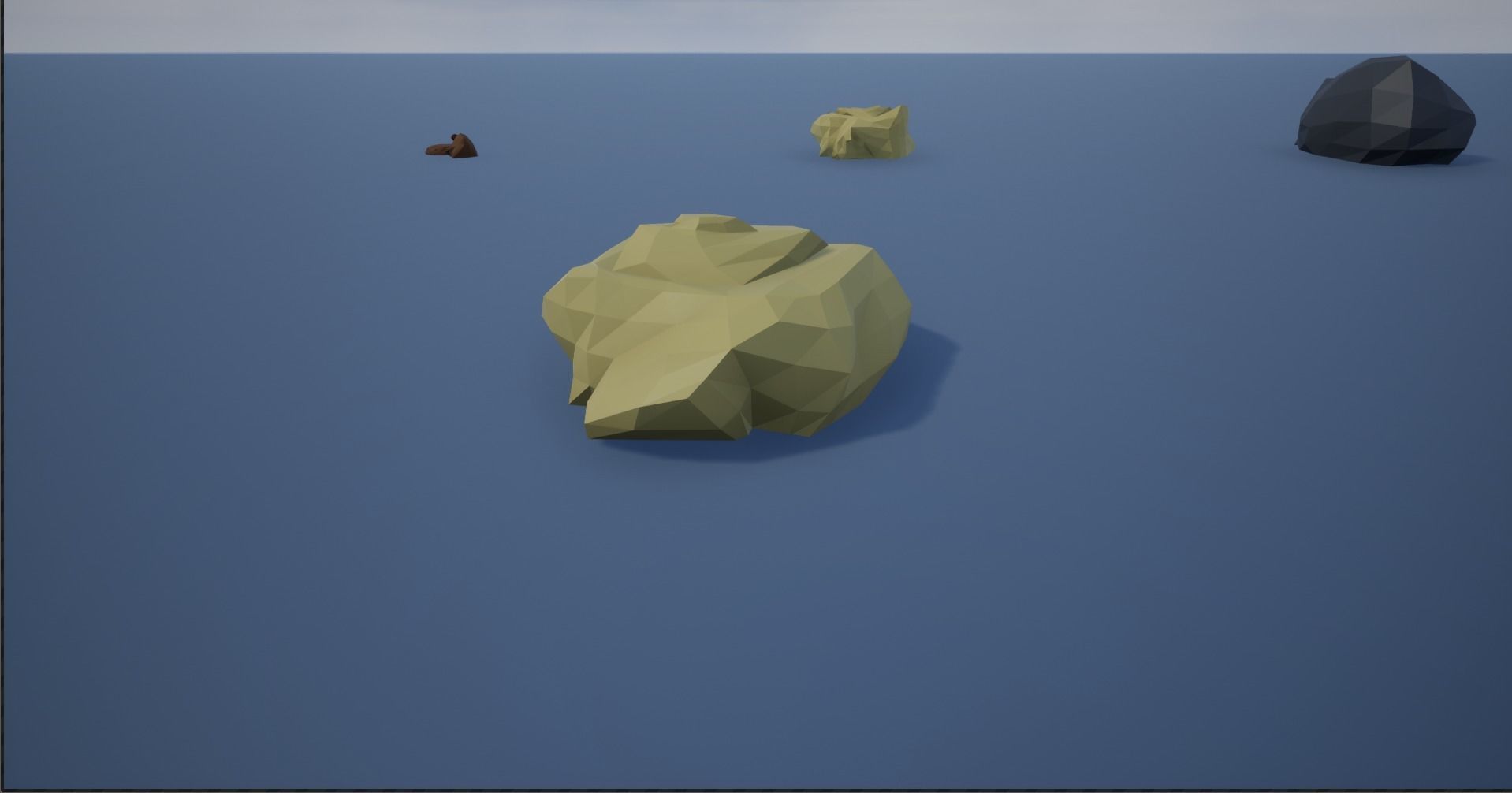 Lowpoly Rocks and Stones Low-poly 3D model_13