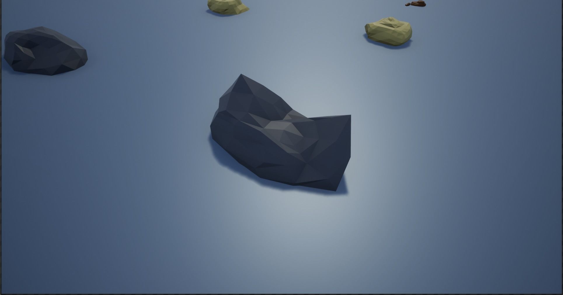 Lowpoly Rocks and Stones Low-poly 3D model_7