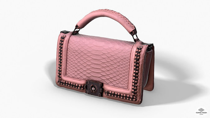 Pink Pochette - 3D Photoscanned PBR 3D model
