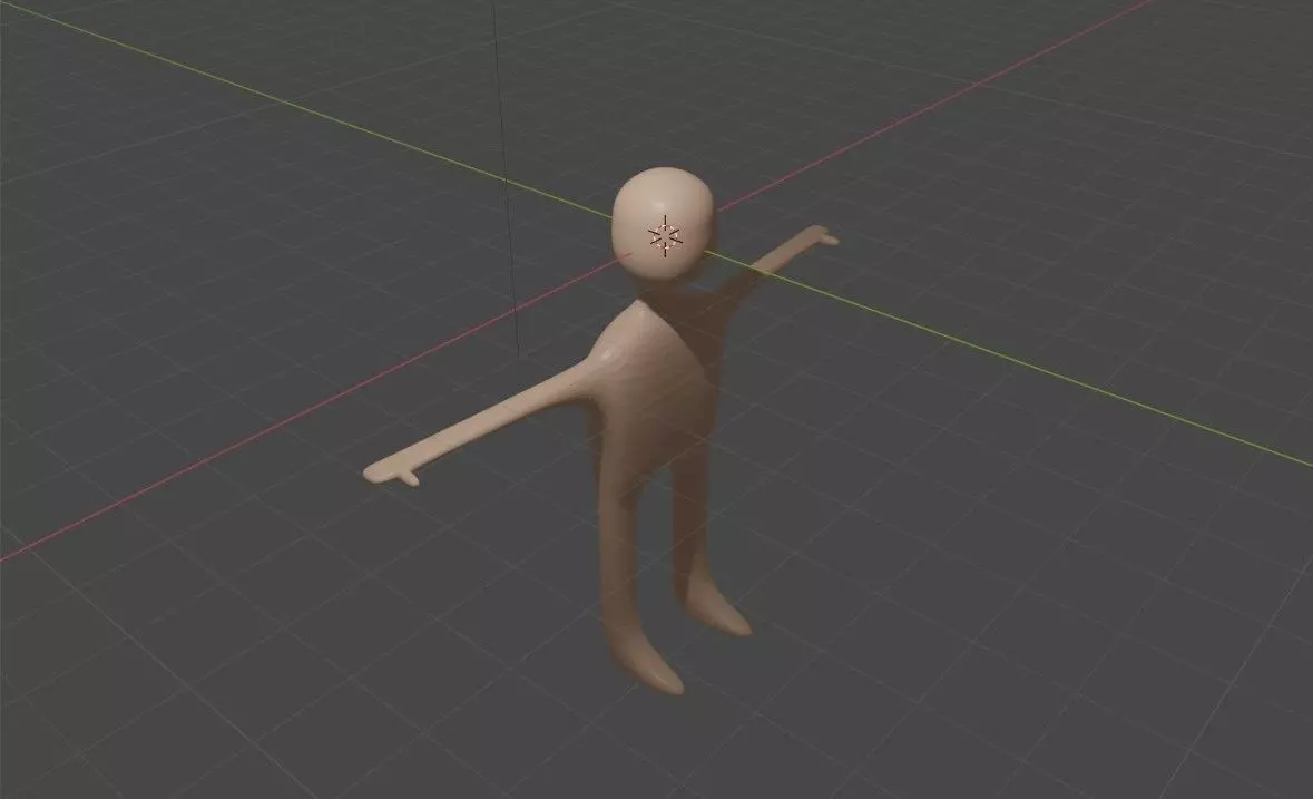 basic game character 3D model_0