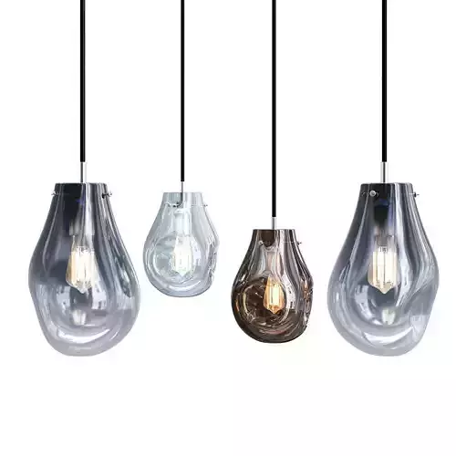 Untitled modern glass pendant lights