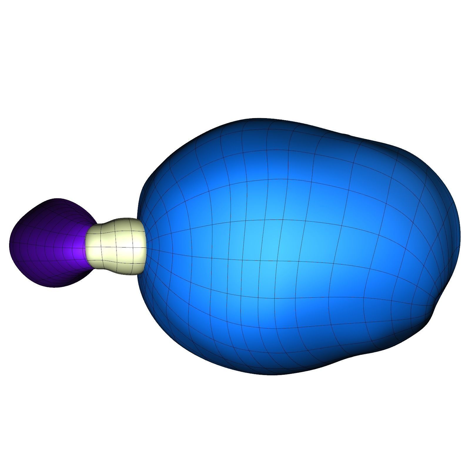 Hair set for F3P1D0V1 model F3P1D0V1hair 3D model_2