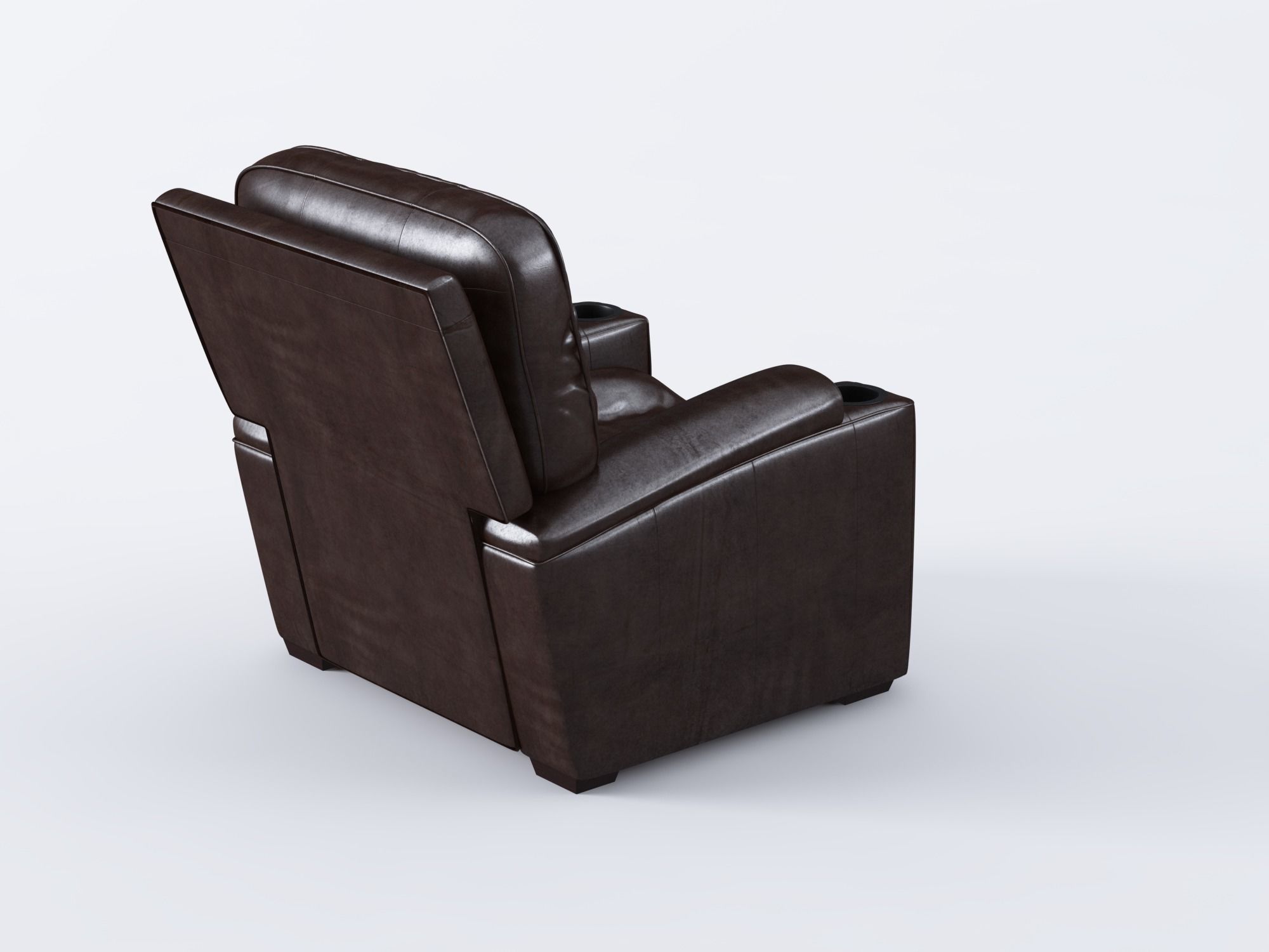Leather Armchair 3D model_1