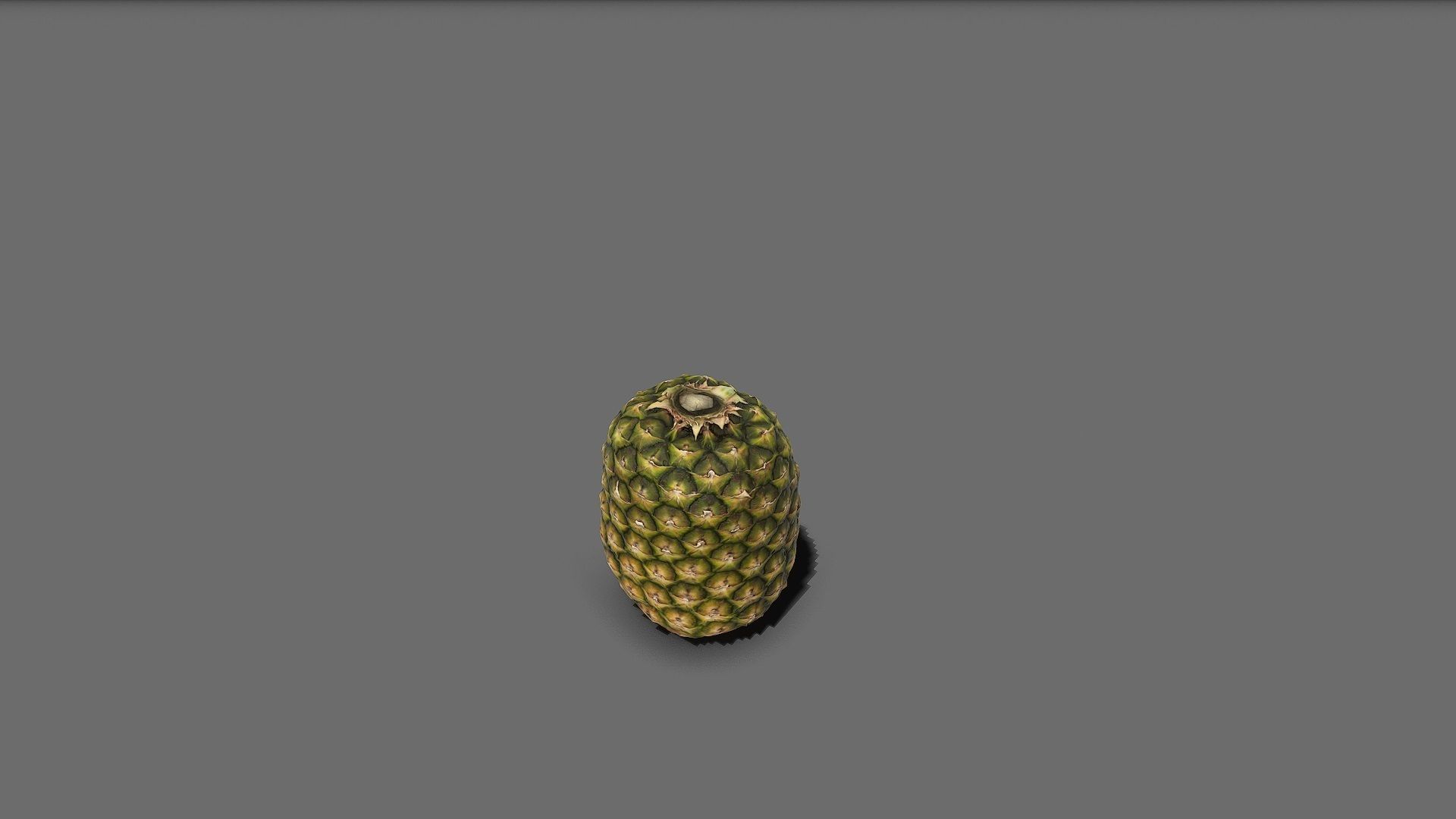 Pineapple Real time Low-poly 3D model_6