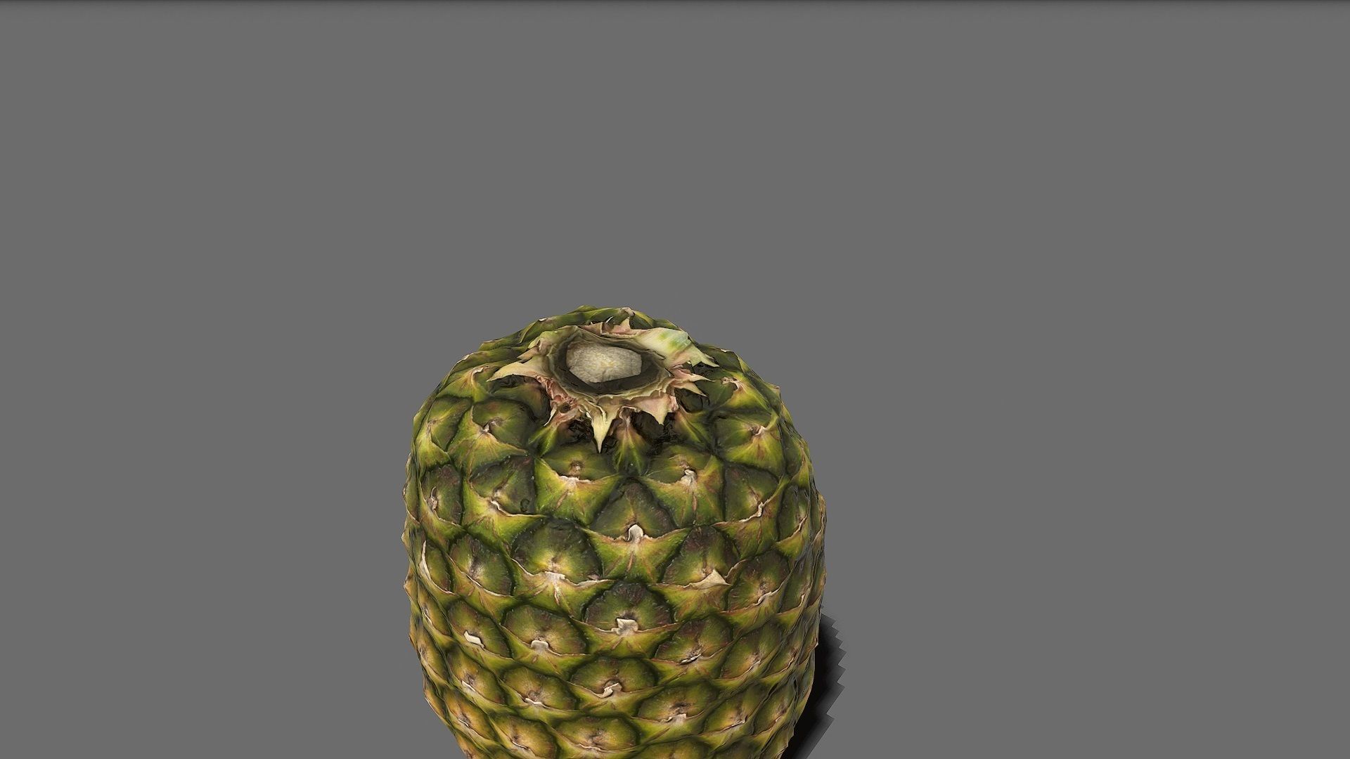 Pineapple Real time Low-poly 3D model_7