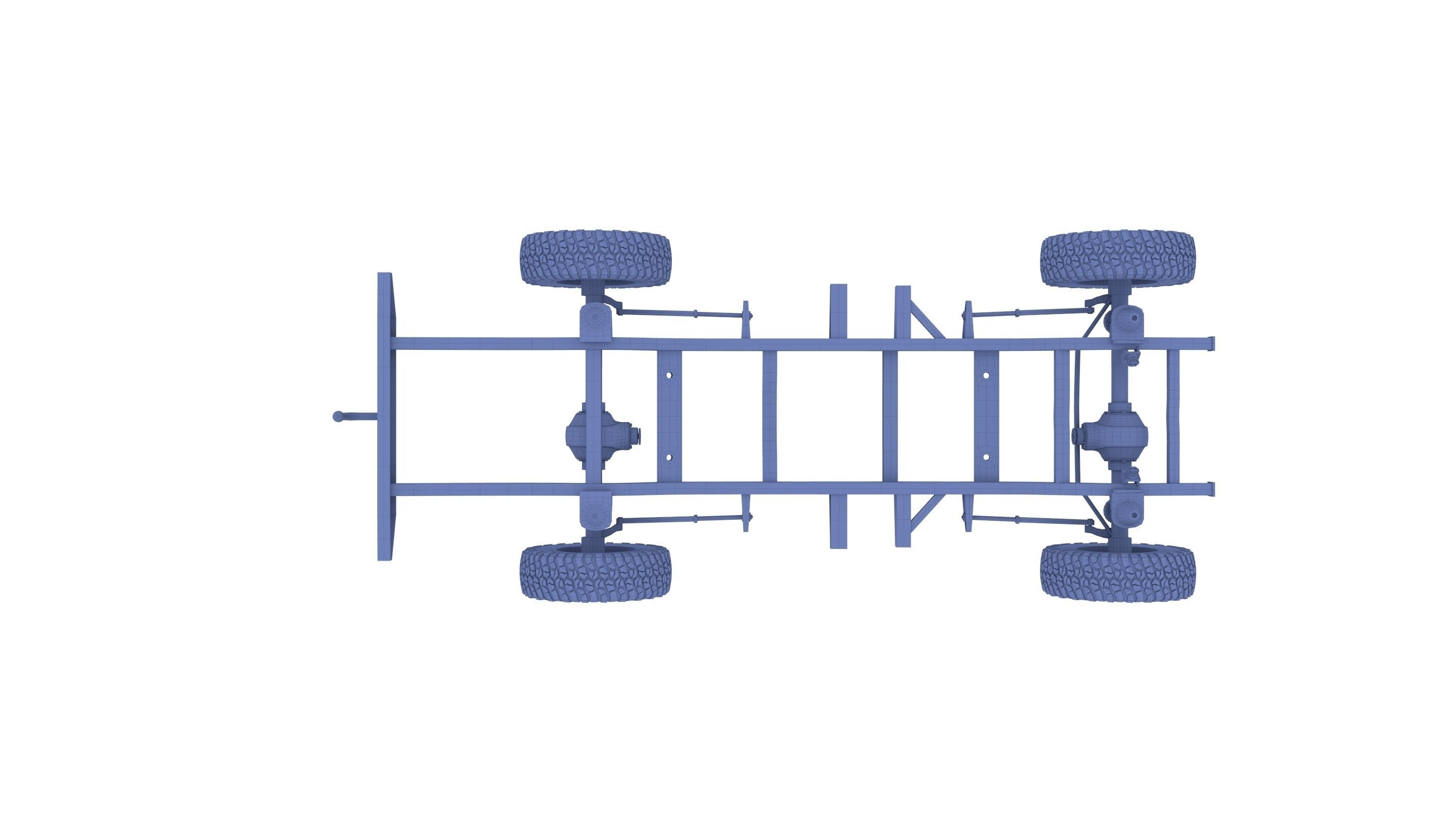 Range Rover Classic Chassis 3D model_20