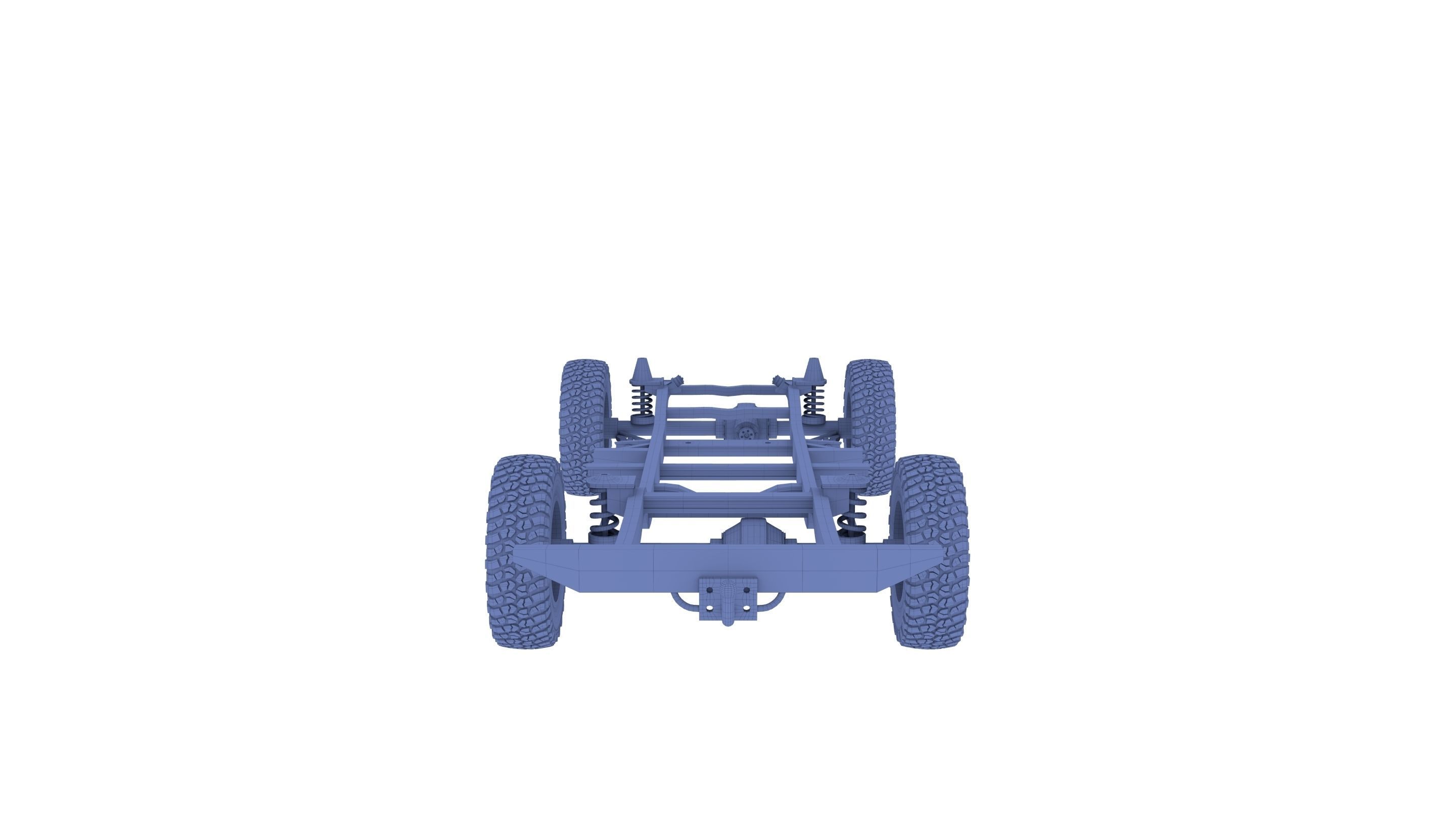 Range Rover Classic Chassis 3D model_14