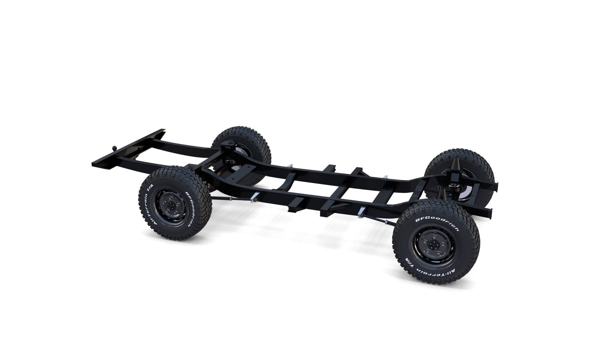 Range Rover Classic Chassis 3D model_7