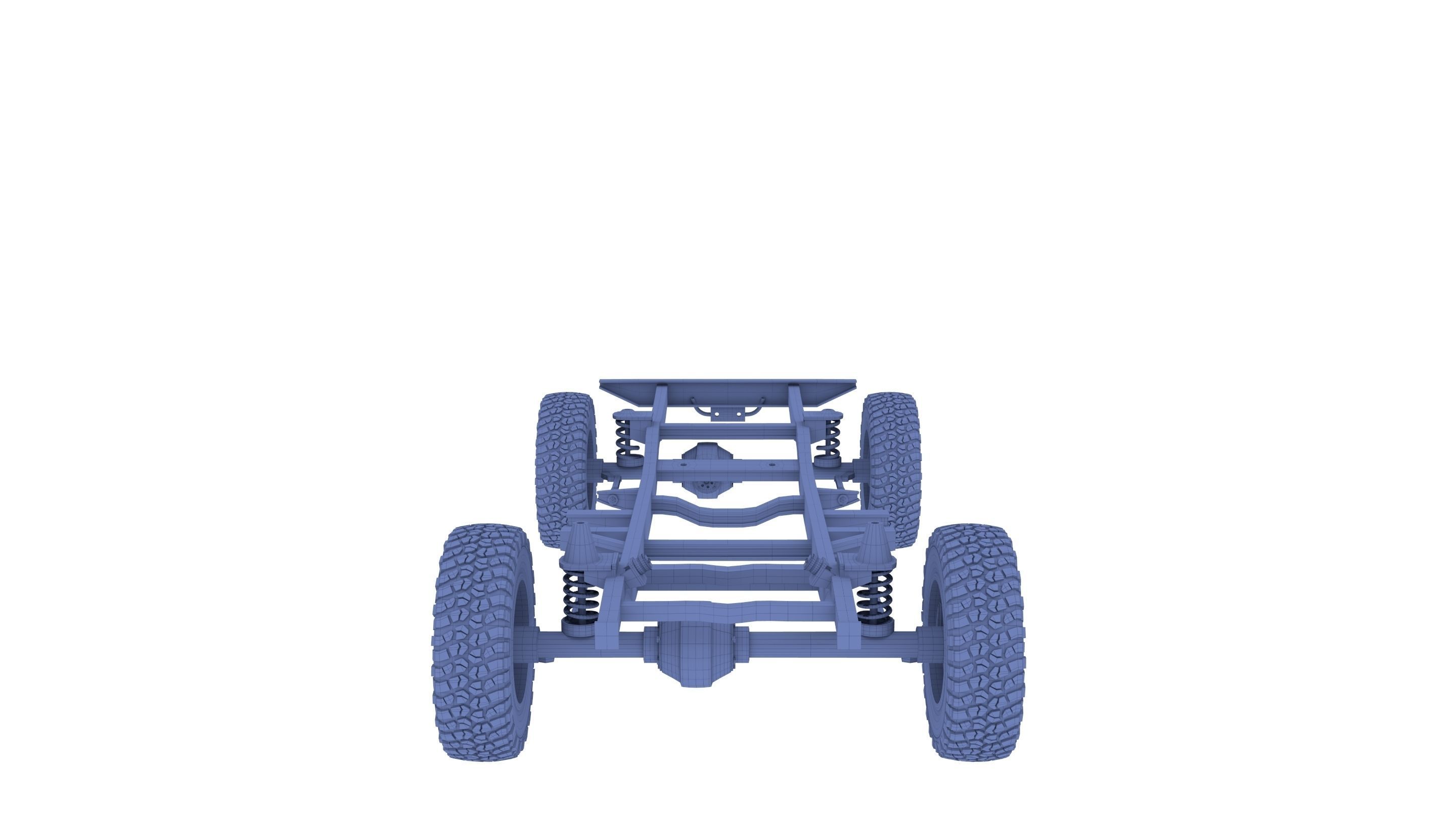 Range Rover Classic Chassis 3D model_11